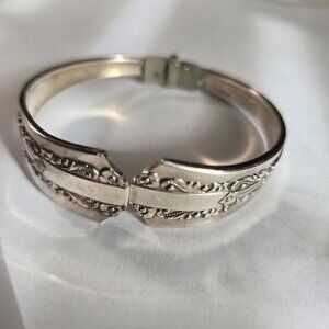 Oneida Hinged Silverplate Flatware Bracelet